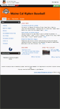 Mobile Screenshot of mainecalripkenbaseball.com